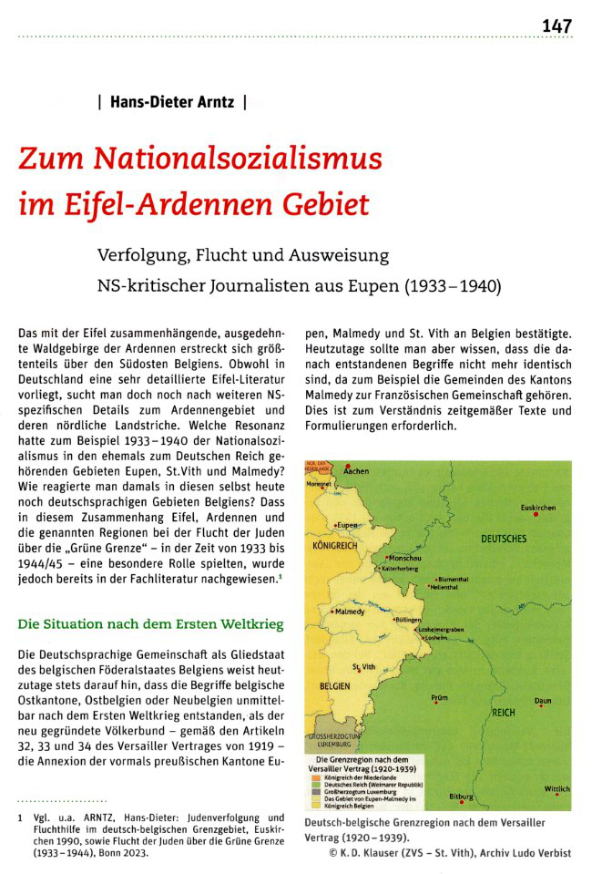 Eifeljahrbuch 2025 NS im Ardennen Gebiet 1